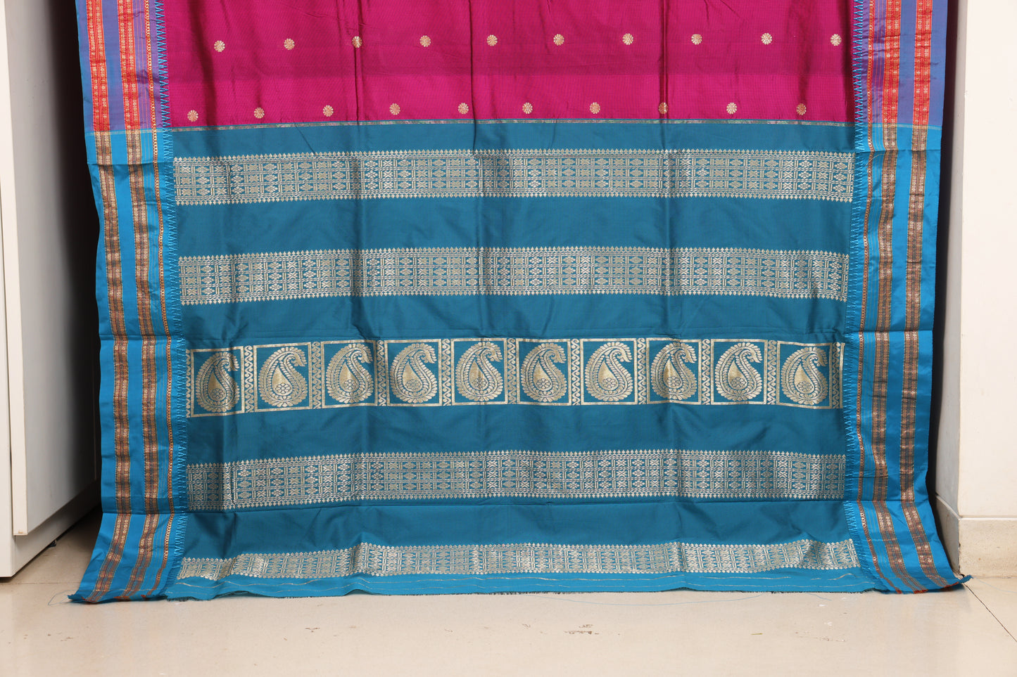 Berry Plum Narayanpeth Saree