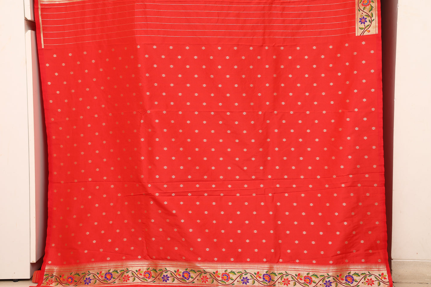 Emerald Green Skirt Border Premium Paithani