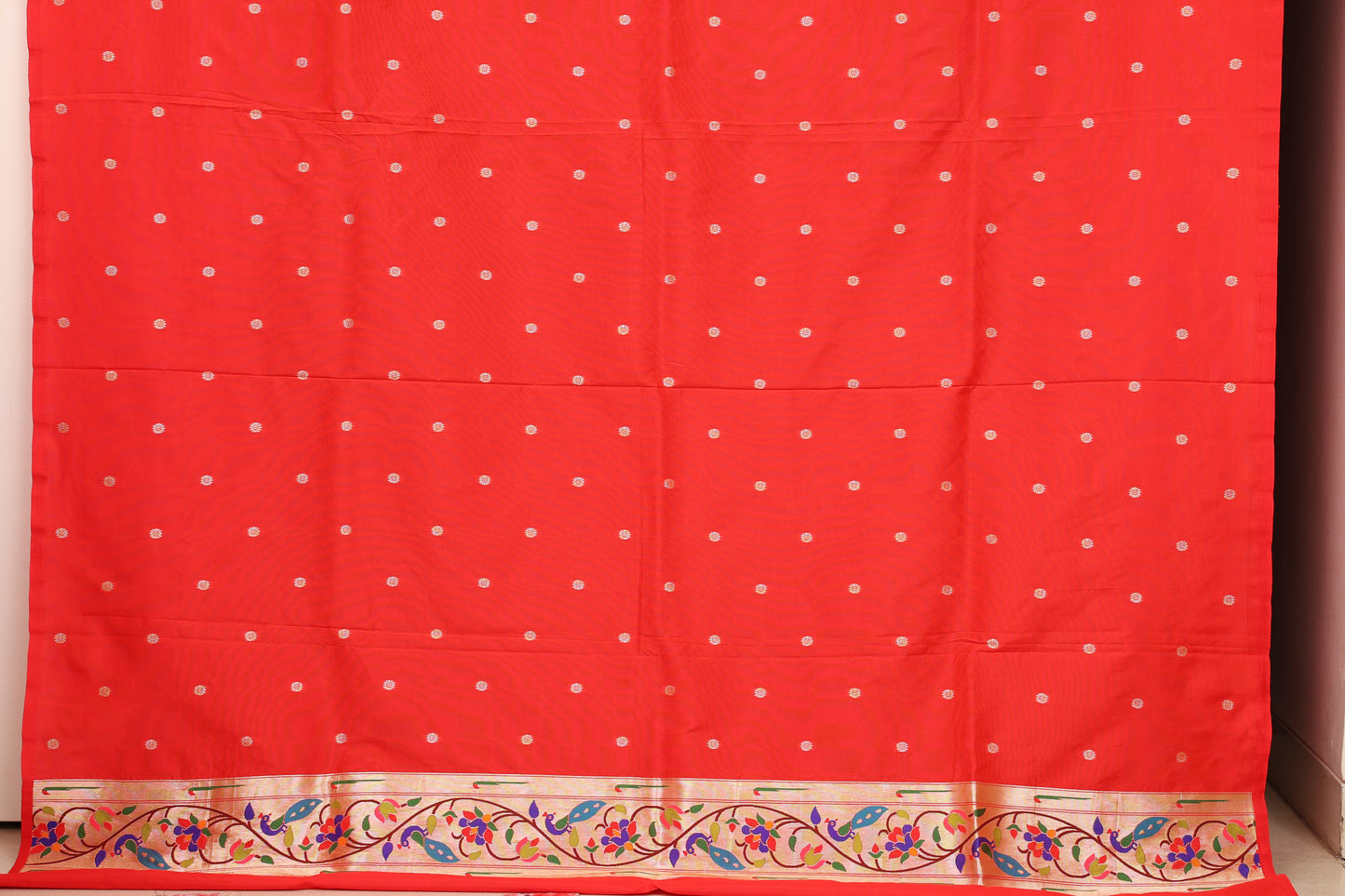 Royal Blue Morvel Border Paithani