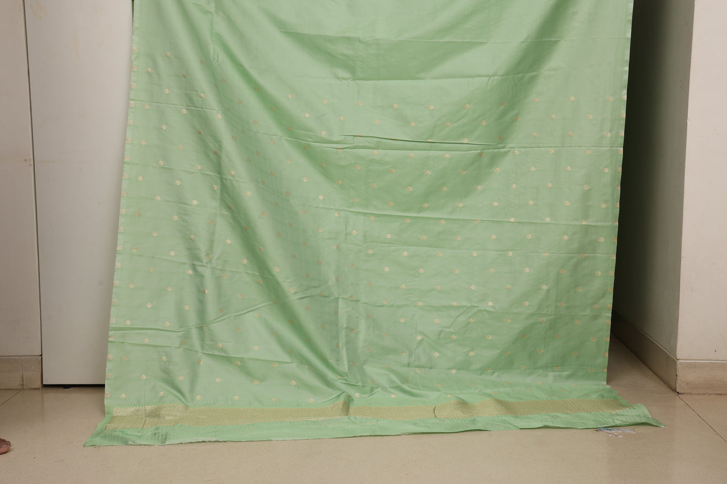 Sage Green Maharani Paithani
