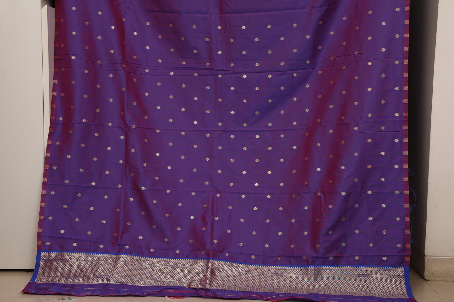 Irish Purple Maharani Paithani