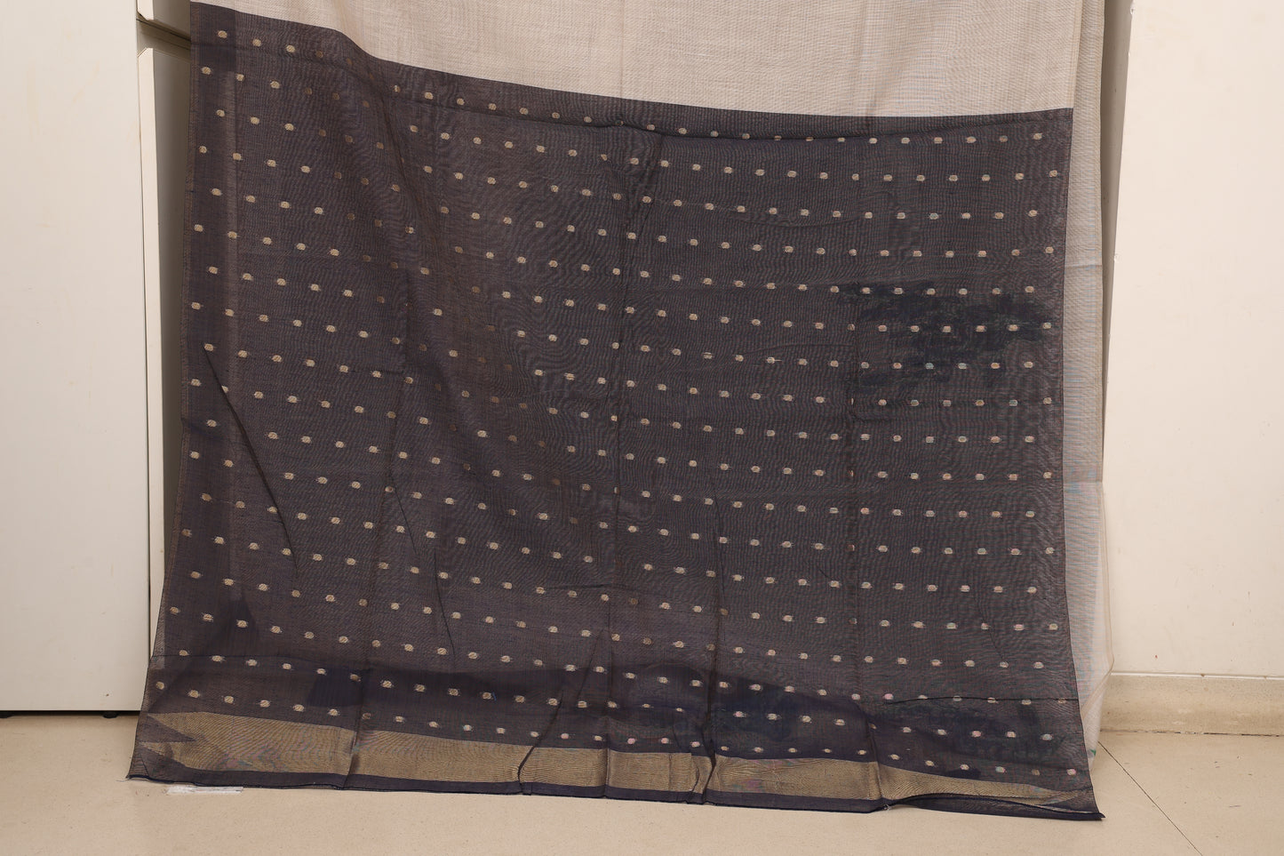 Ivory Jammuni Muga Cotton Silk