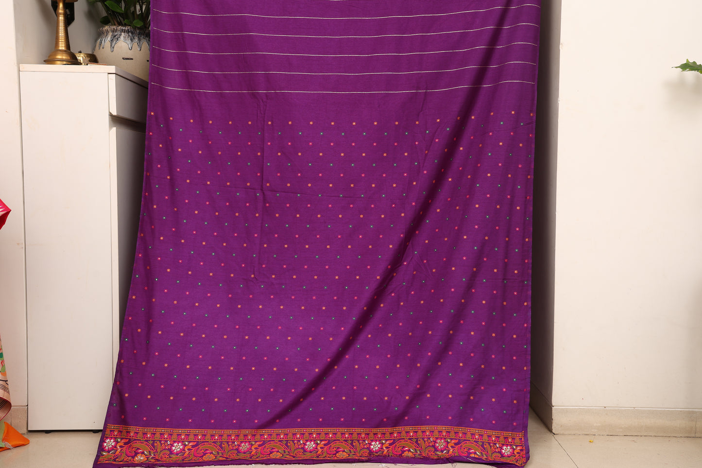 Royal Purple Pashmeena Paithani