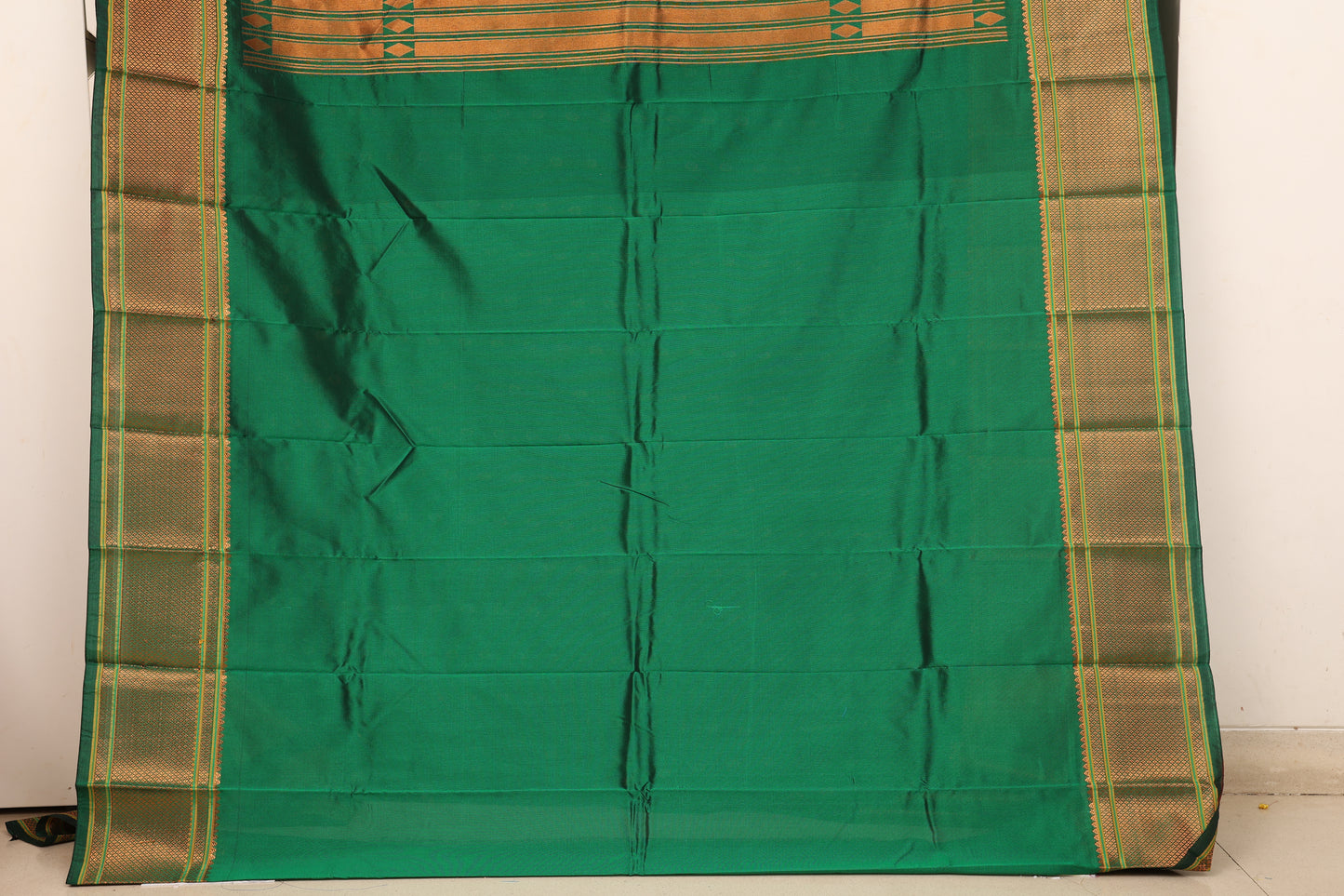 Bottle Green Kalanji Paithani