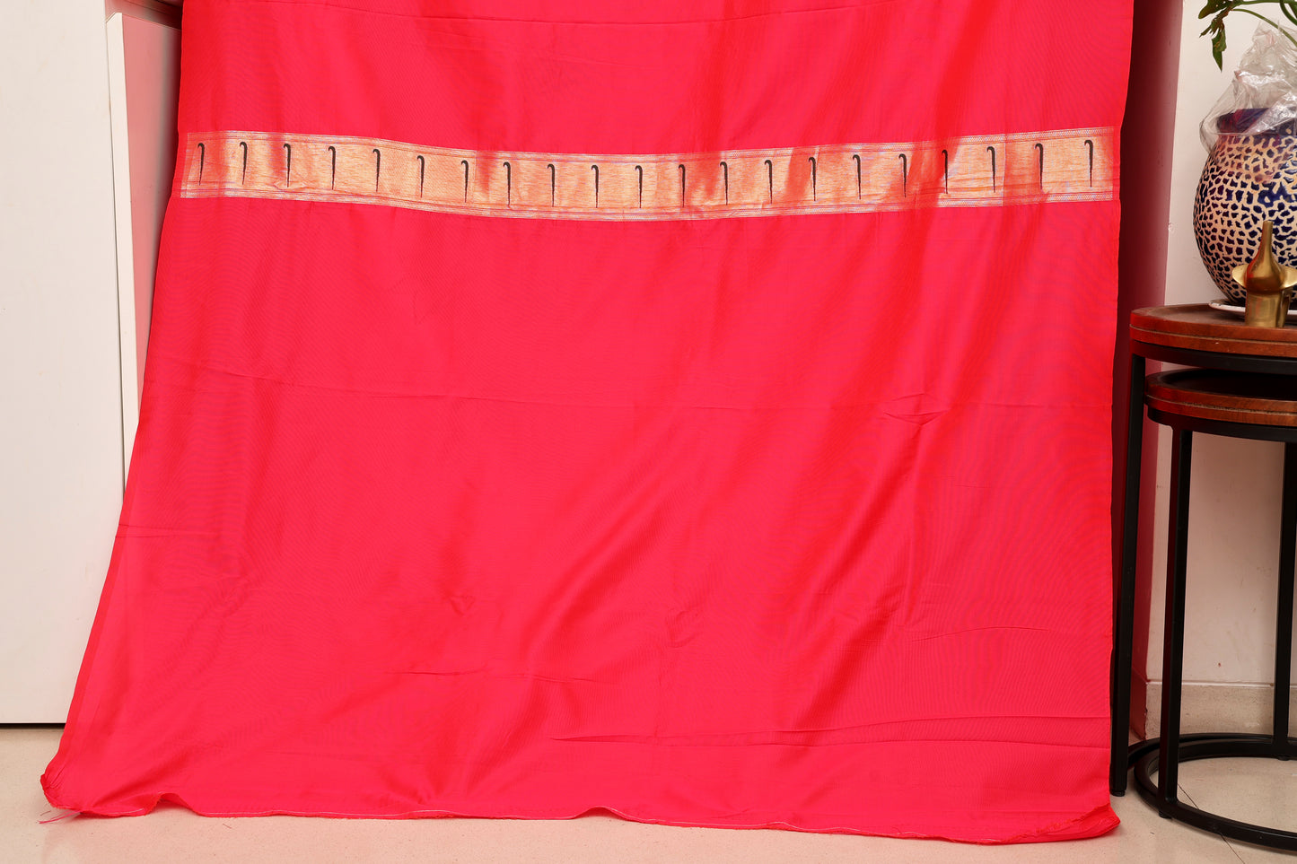 Rani Pink Mayur Valli Paithani