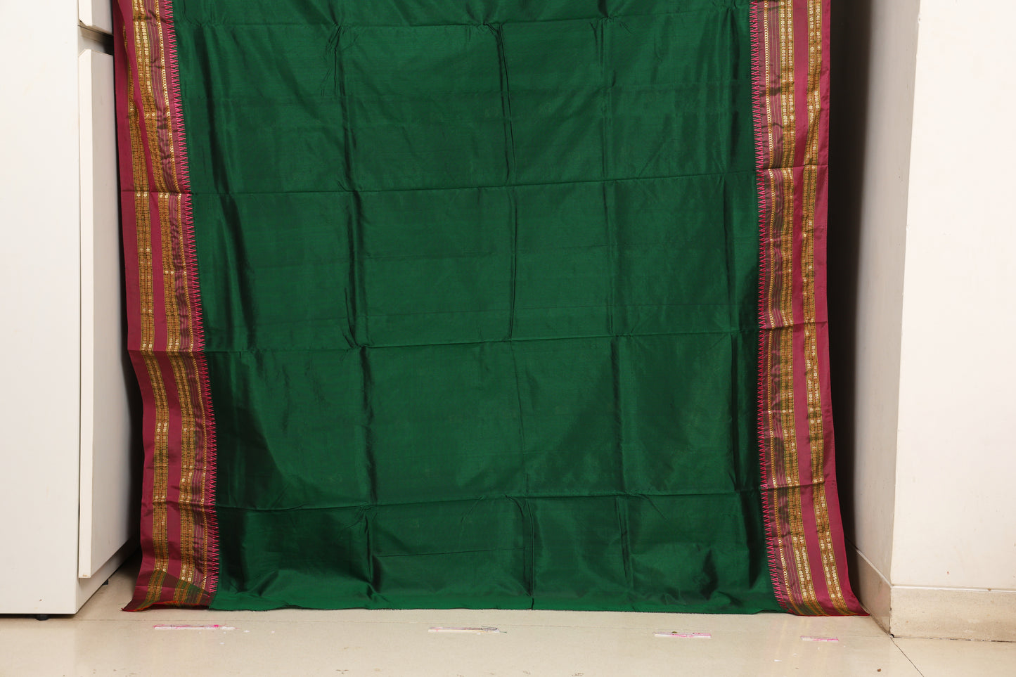 Bottle Green Narayanpeth Saree