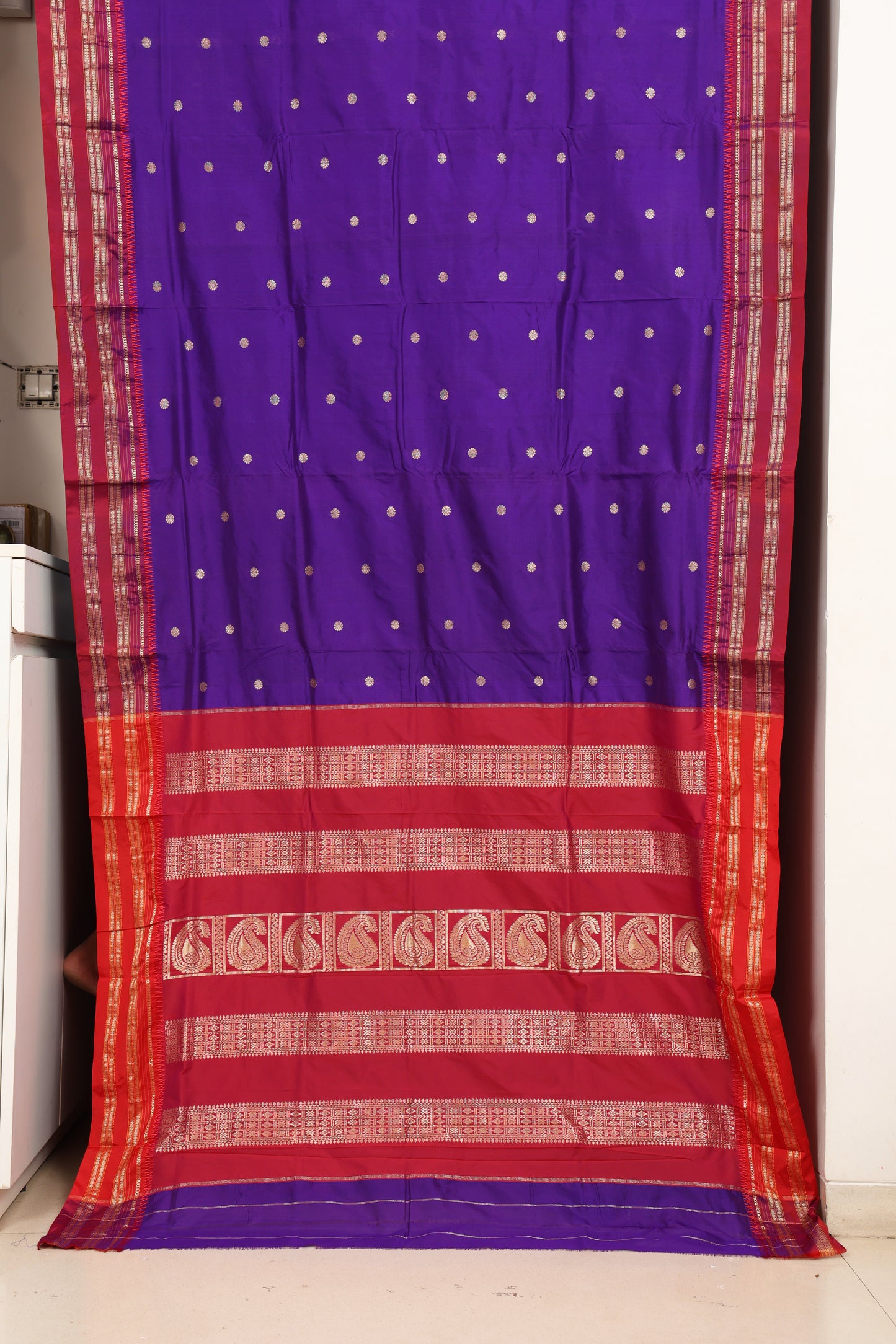 Royal Blue Narayanpeth Saree