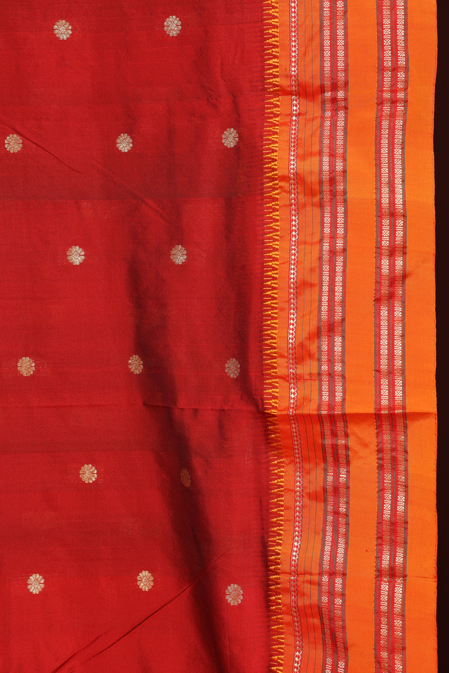Maroon Narayanpeth Saree