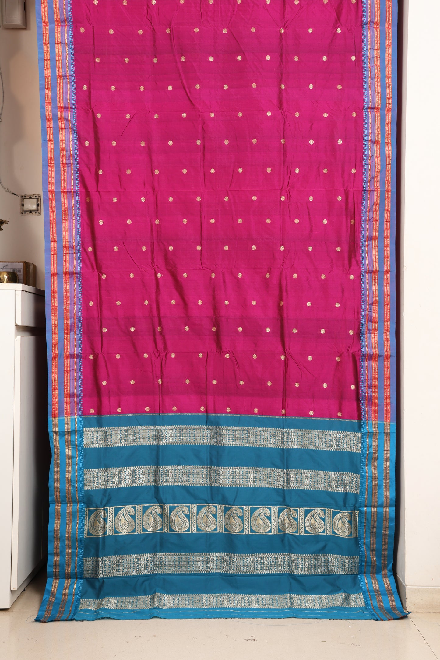 Berry Plum Narayanpeth Saree