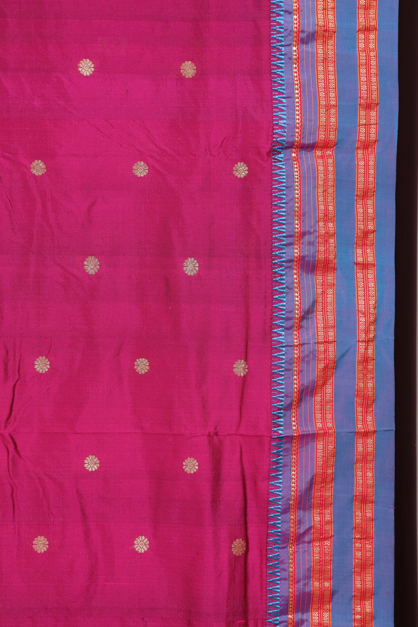 Berry Plum Narayanpeth Saree