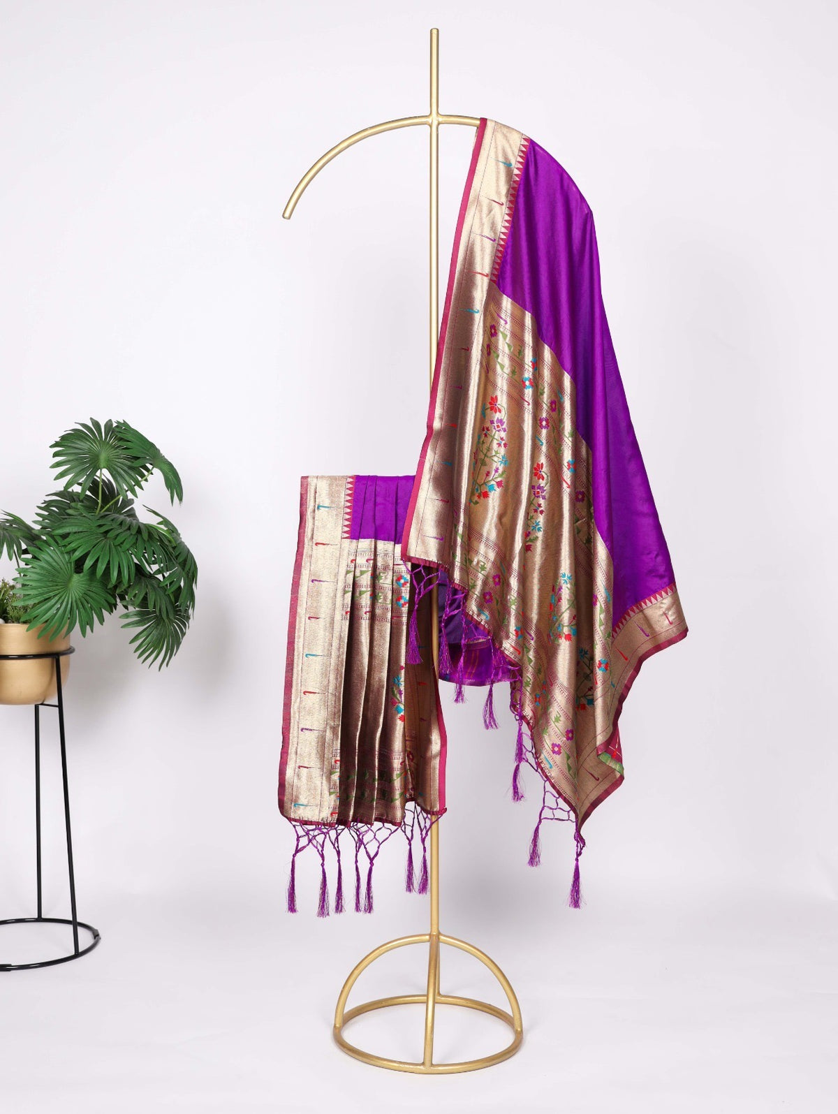 Royal Magenta Paithani Dupatta