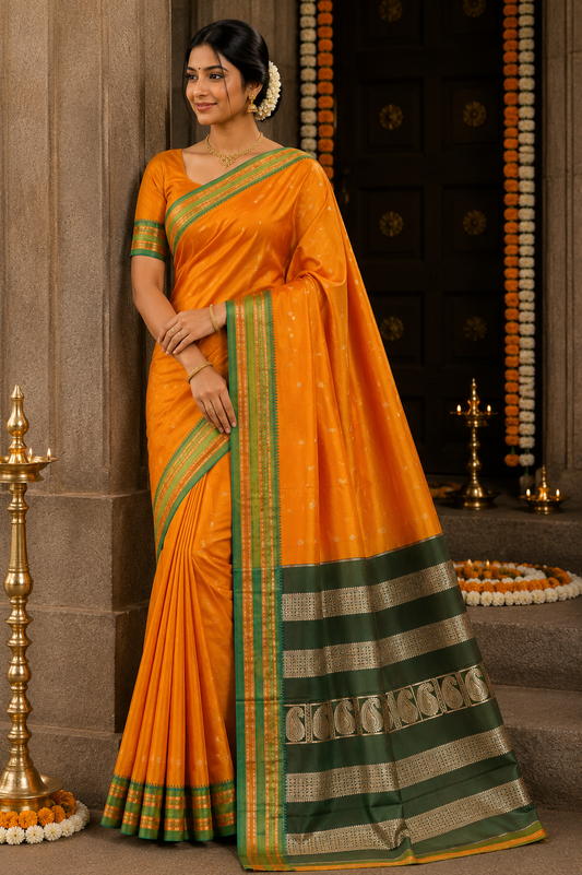 Mango Narayanpeth Saree