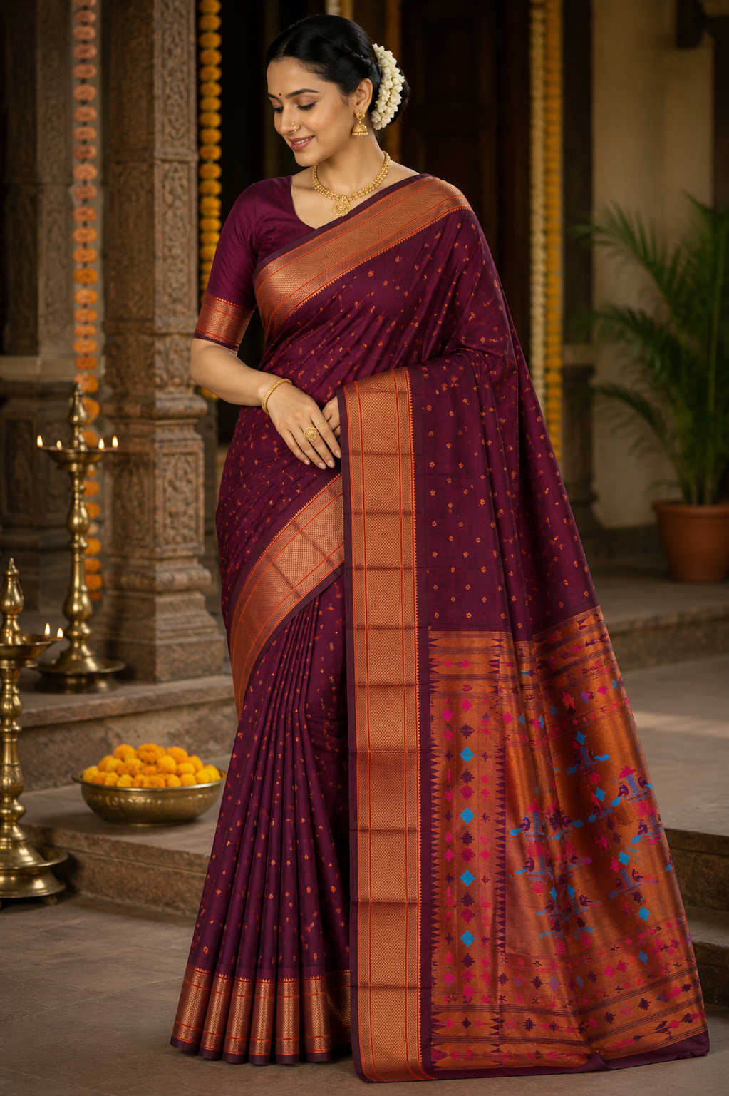 Wine Kalanji Paithani