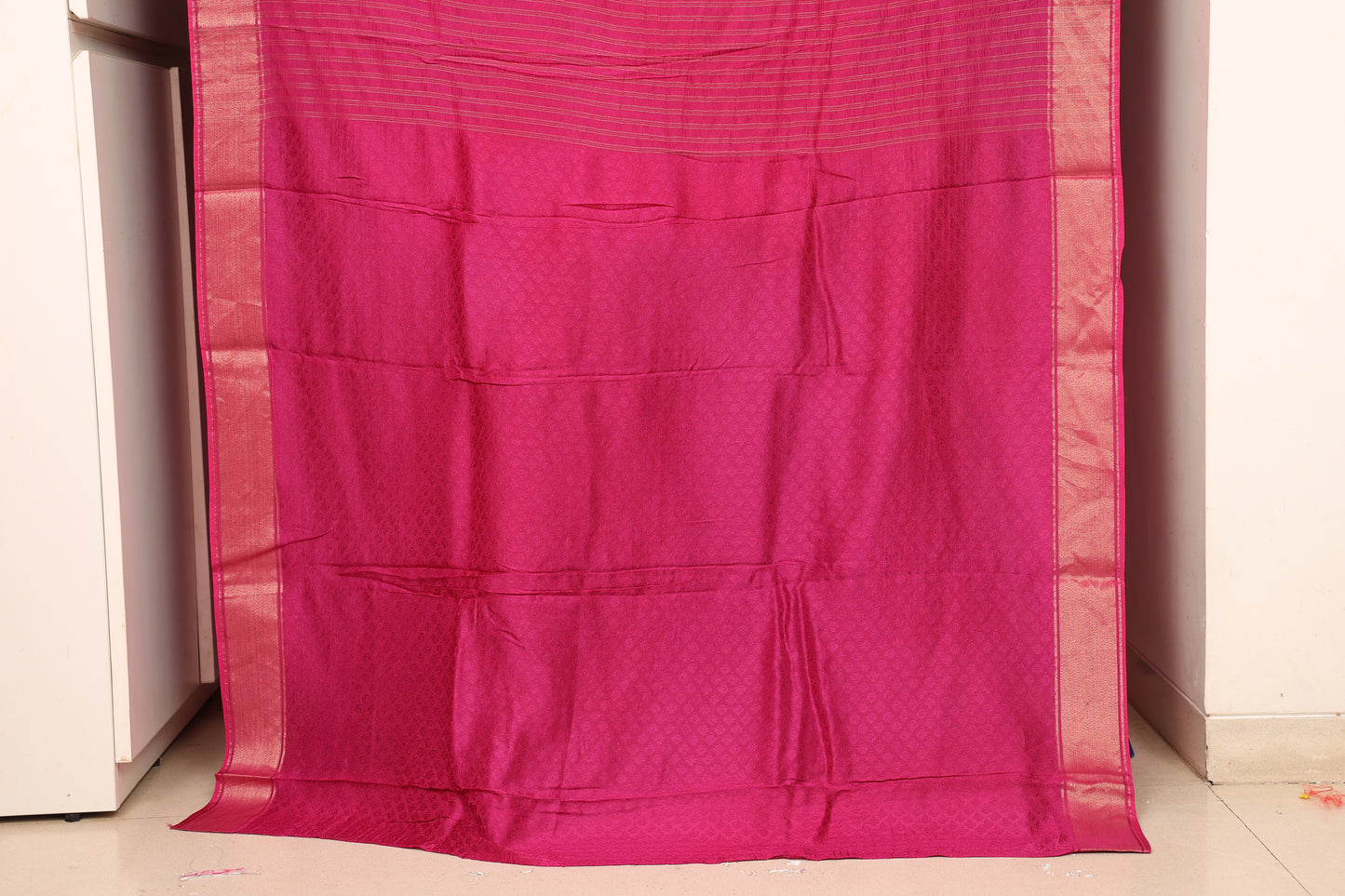 Rani Pink Munga Paithani