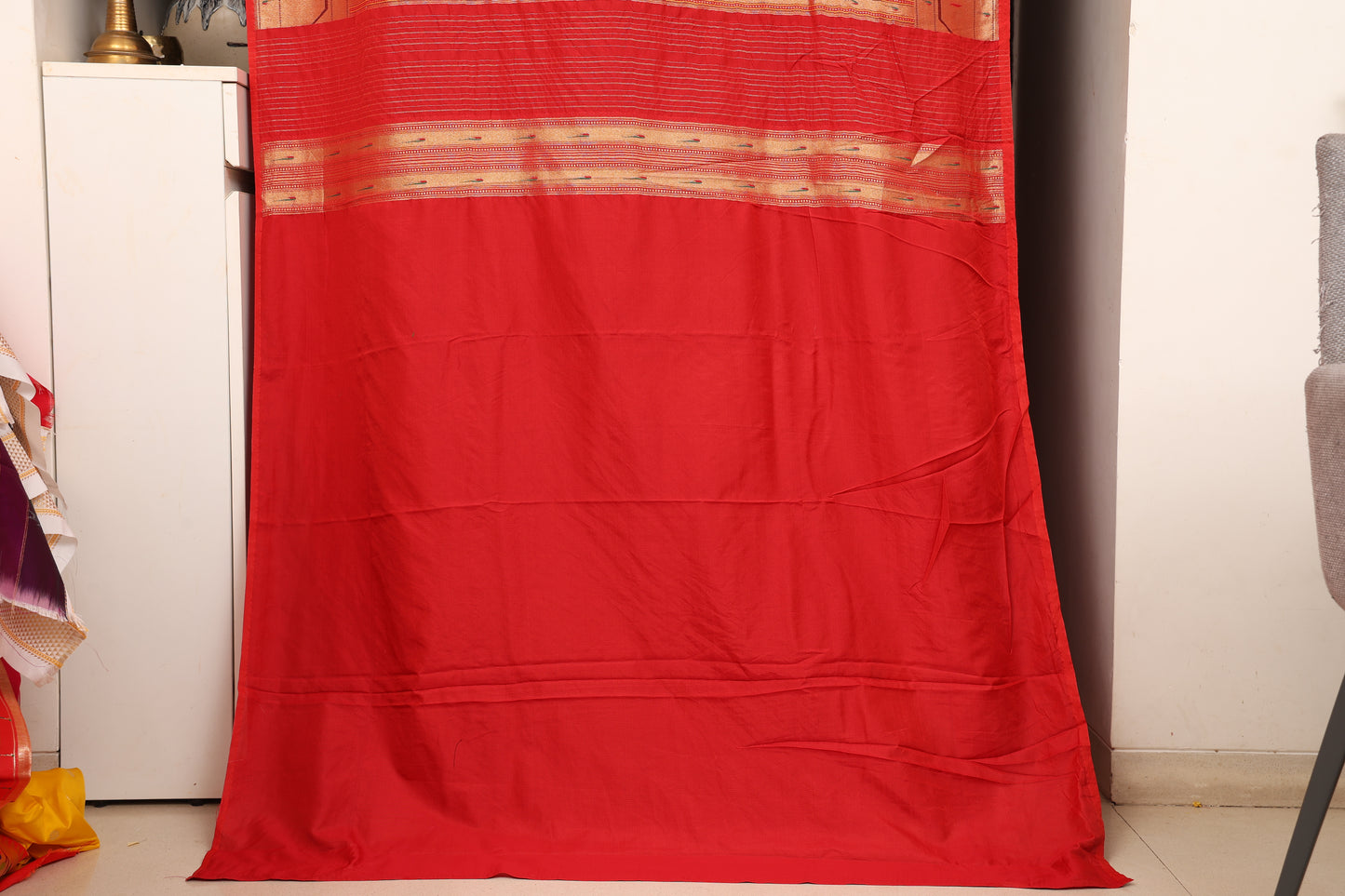 Jammun Purple Royal Bandhej Paithani