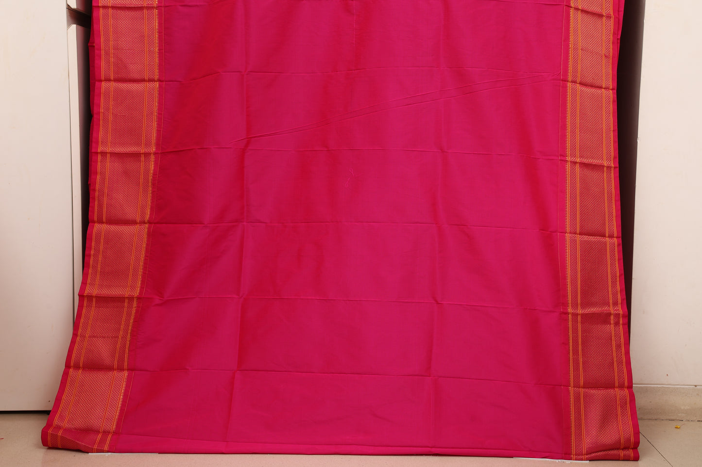 Deep Teal Kalanji Contrast Border Paithani