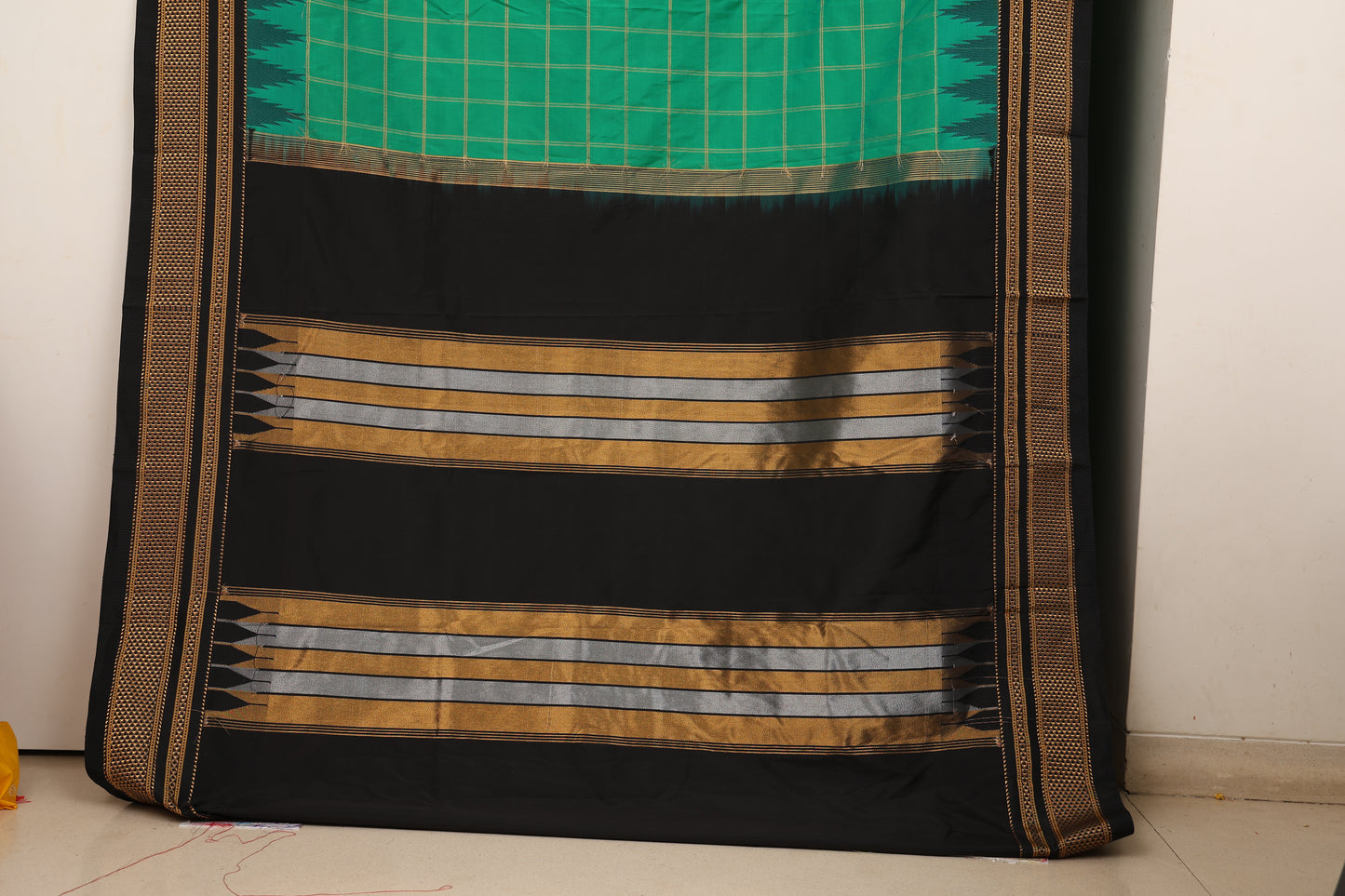 Emerald Green Ilkal Paithani