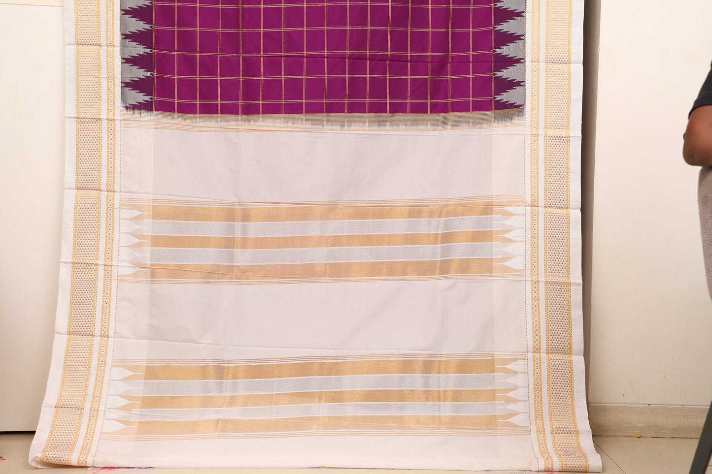 Deep Violet Ilkal Paithani