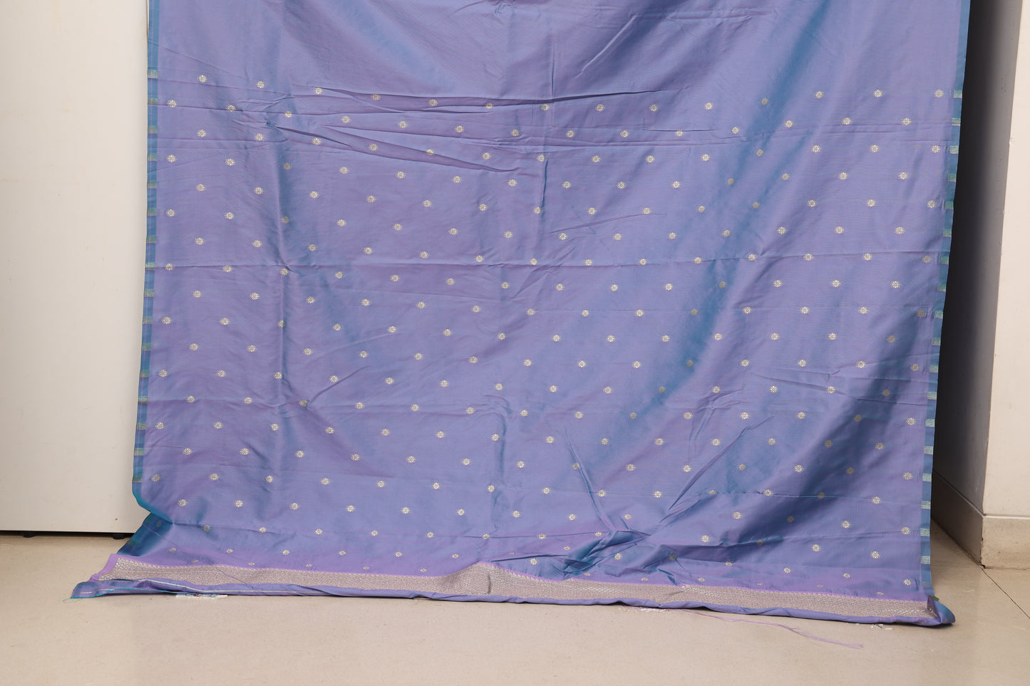 Priinkle Blue  Maharani Paithani