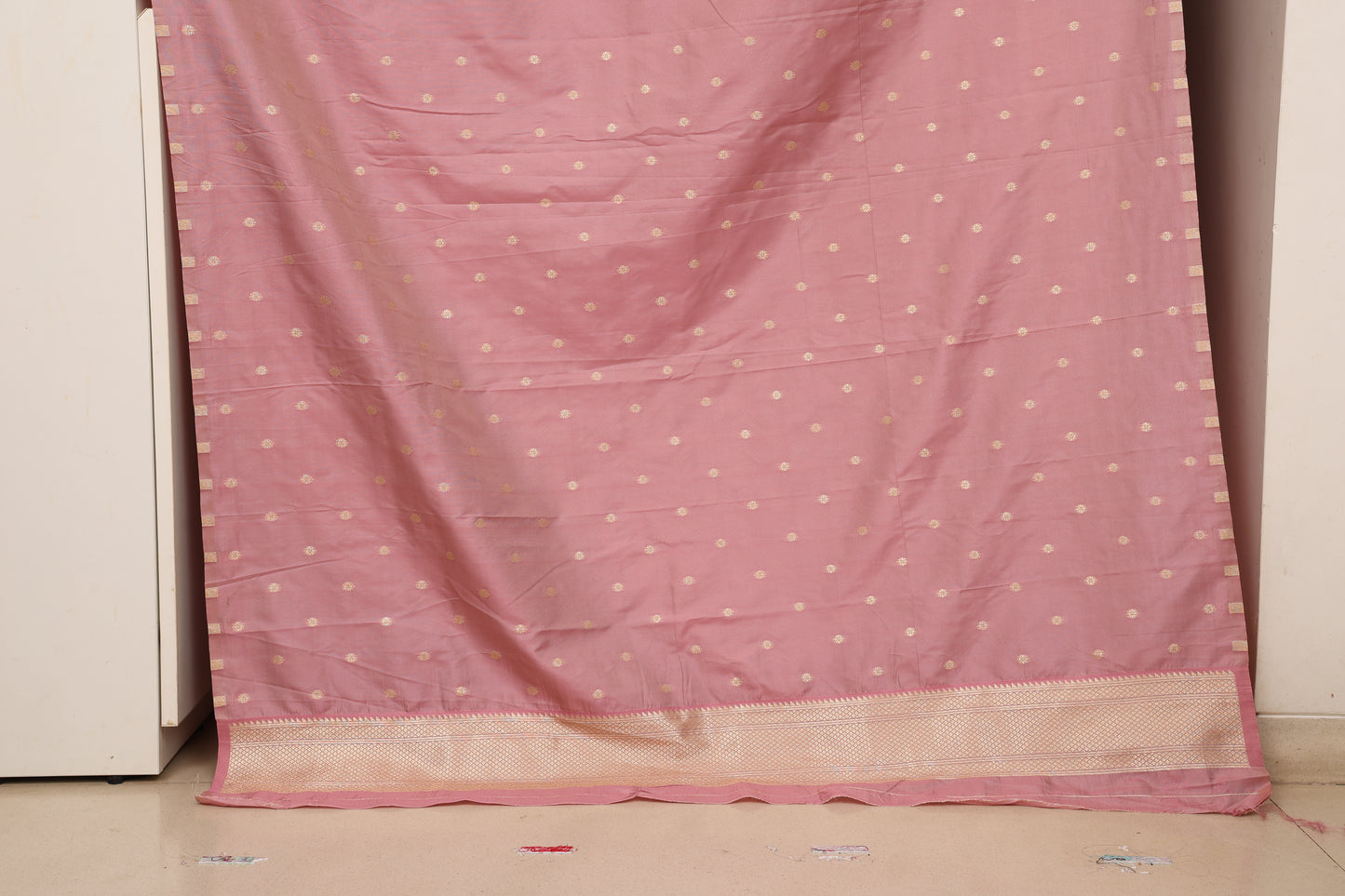 Dusty Rose Pink Maharani Paithani