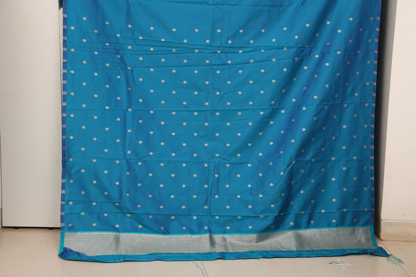 Turquoise Blue Maharani Paithani