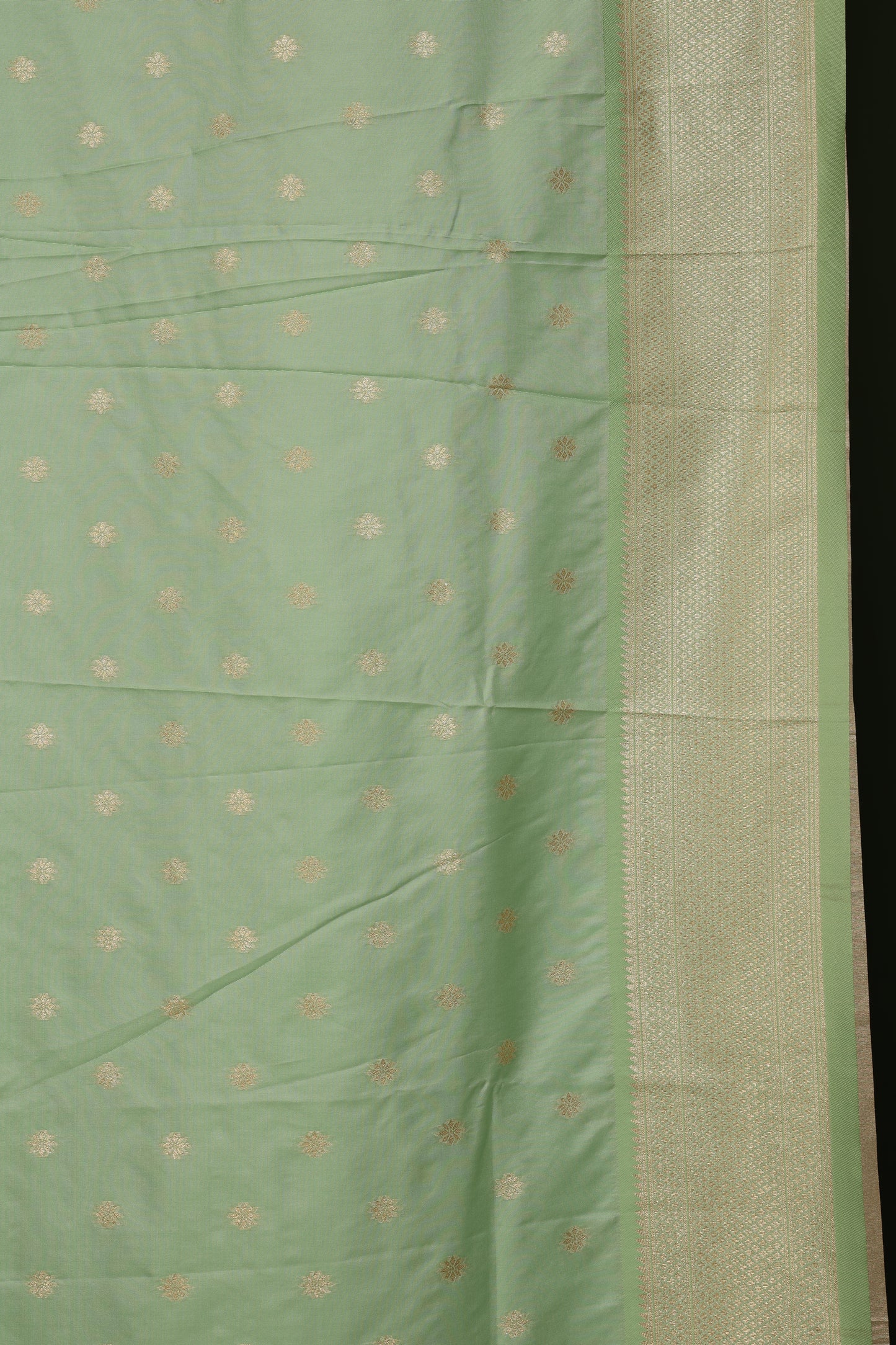 Sage Green Maharani Paithani