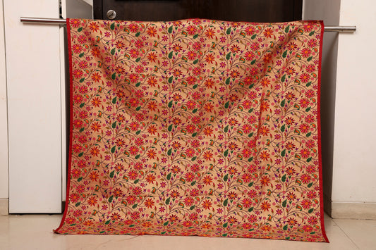 Paithani Brocket Blouse - Full Floral Jaal Design