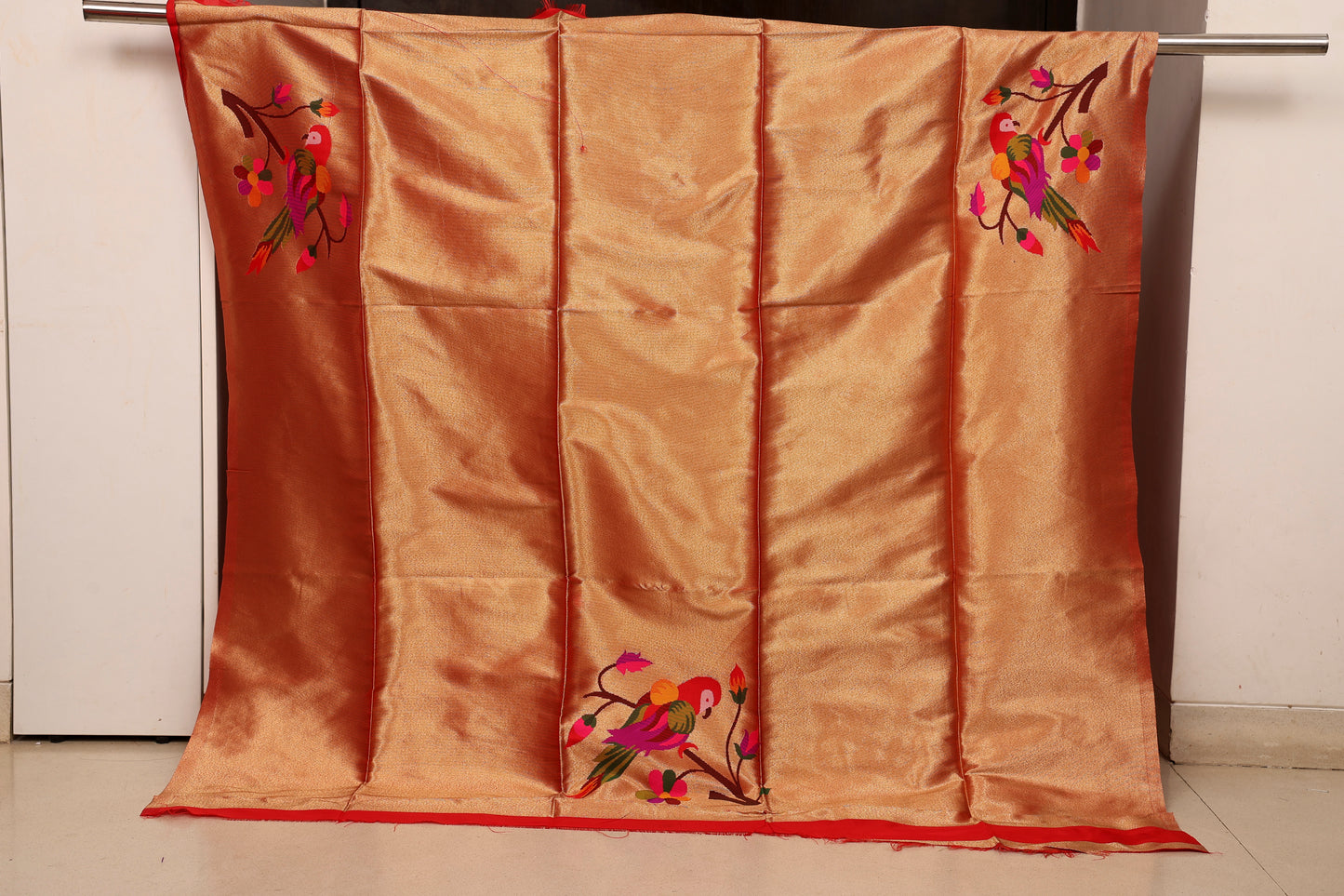 Paithani Brocket Blouse - Single Royal Parrot Design