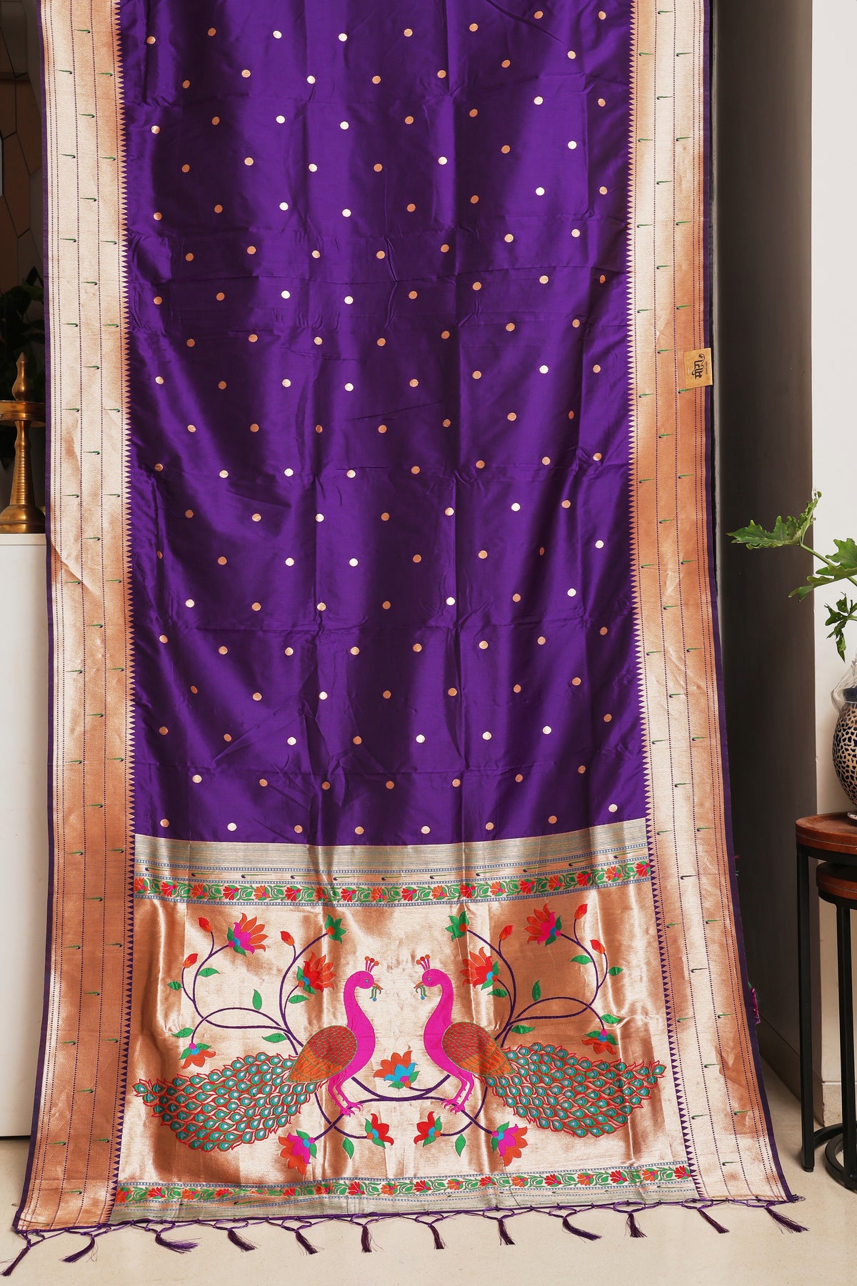 Royal Purple Kanjivaram Paithani