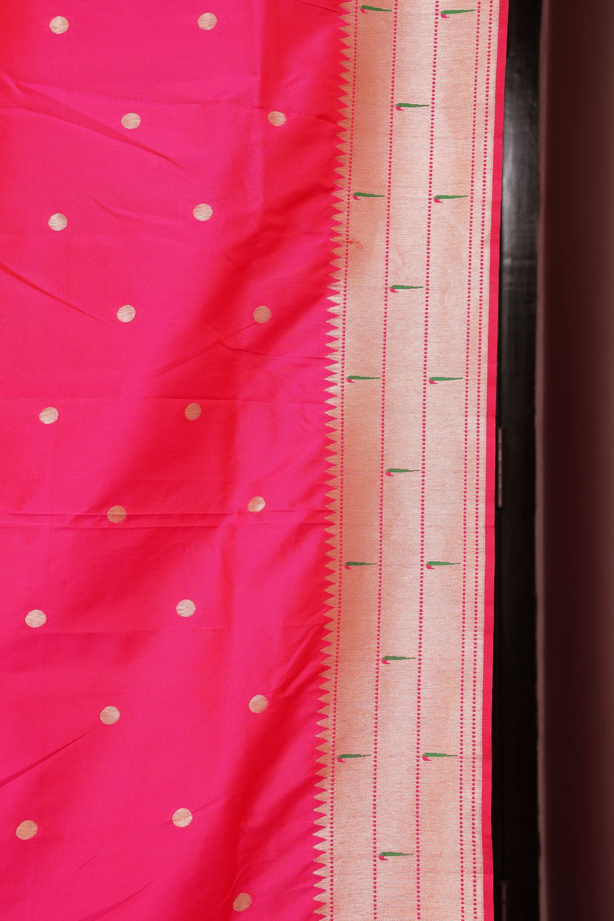 Bright Pink Kanjivaram Paithani