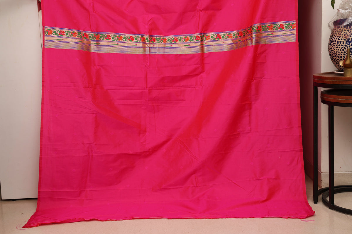 Bright Pink Kanjivaram Paithani