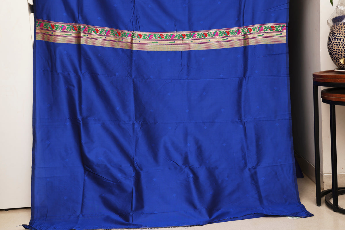 Royal Blue Kanjivaram Paithani
