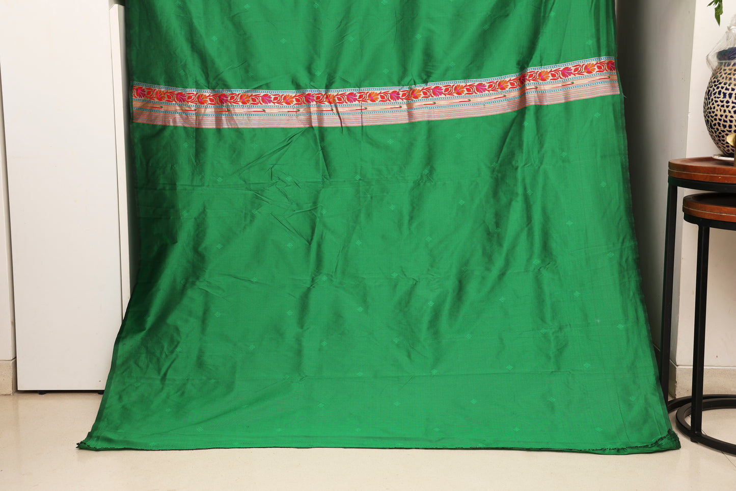 Emerald Green Kanjivaram Paithani