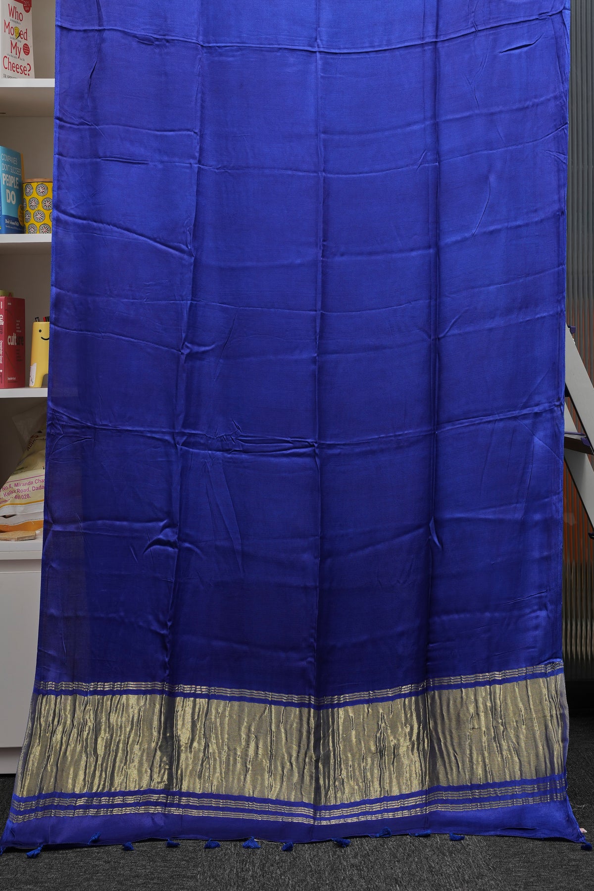 Royal Blue Pure Modal Silk Saree