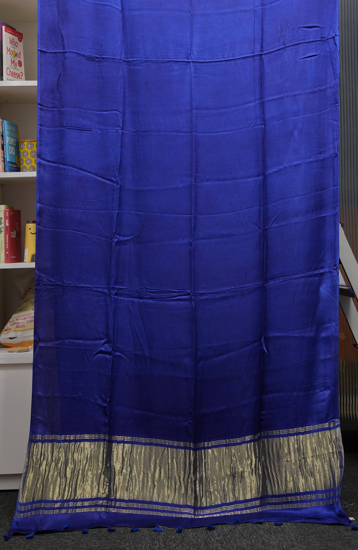 Royal Blue Pure Modal Silk Saree